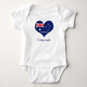 Flagge Australiens Baby Strampler