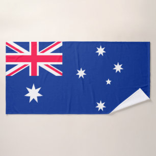 Flagge Australiens Badhandtuch Set
