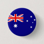 Flagge Australiens Button (Vorderseite)