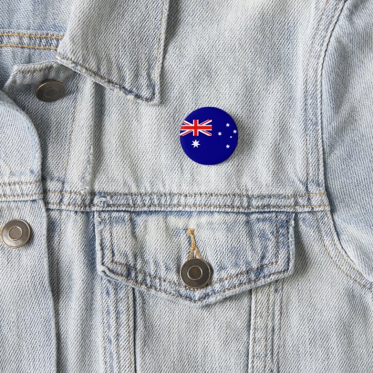 Flagge Australiens Button (Beispiel)