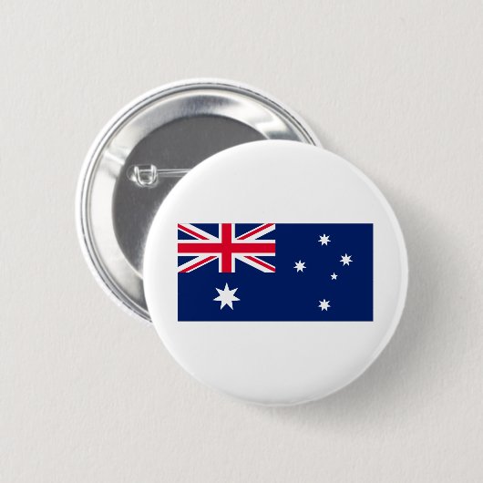 Flagge Australiens Button (Vorne & Hinten)