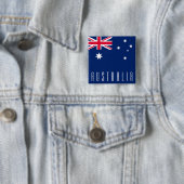 Flagge Australiens Button (Beispiel)