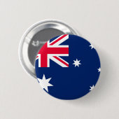 Flagge Australiens Button (Vorne & Hinten)