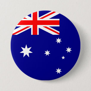 Flagge Australiens Button