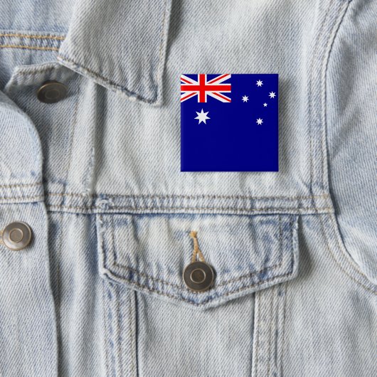 Flagge Australiens Button (Beispiel)