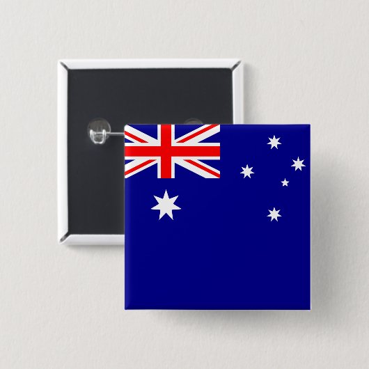 Flagge Australiens Button (Vorne & Hinten)