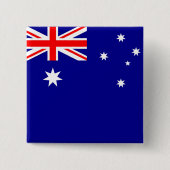 Flagge Australiens Button (Vorderseite)
