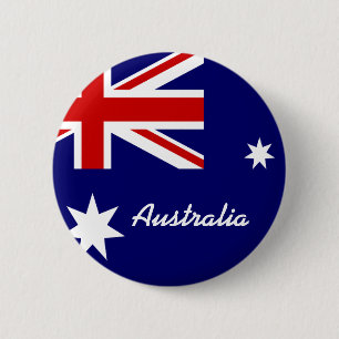 Flagge Australiens Button