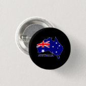 Flagge Australiens Button (Vorne & Hinten)