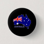Flagge Australiens Button (Vorderseite)