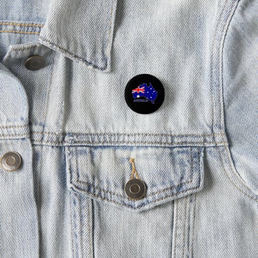 Flagge Australiens Button (Beispiel)