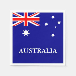 Flagge Australiens Cocktail Napkin Serviette