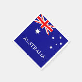 Flagge Australiens Cocktail Napkin Serviette (Ecke)