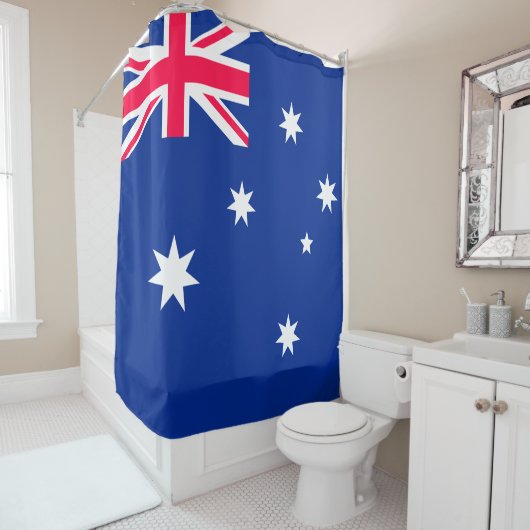Flagge Australiens Duschvorhang (Beispiel)