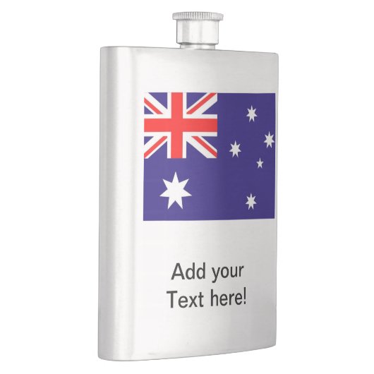 Flagge Australiens Flachmann (Rechts)