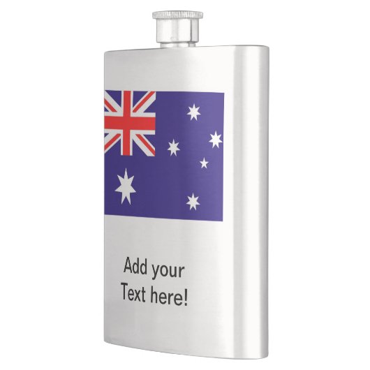 Flagge Australiens Flachmann (Links)