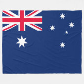 Flagge Australiens Fleecedecke (Vorderseite (Horizontal))