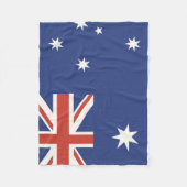 Flagge Australiens Fleecedecke (Vorderseite)