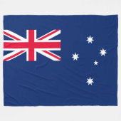 Flagge Australiens Fleecedecke (Vorderseite (Horizontal))