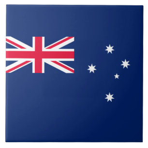 Flagge Australiens Fliese