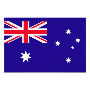 Flagge Australiens Fotodruck