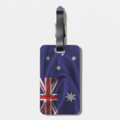 Flagge Australiens Gepäckanhänger (Rückseite vertikal)