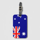 Flagge Australiens Gepäckanhänger (Vorderseite Vertikal)