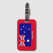 Flagge Australiens Gepäckanhänger (Vorderseite Vertikal)