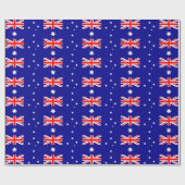 Flagge Australiens Geschenkpapier (Flach)