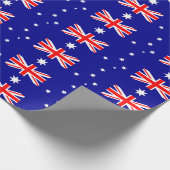 Flagge Australiens Geschenkpapier (Ecke)