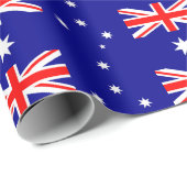 Flagge Australiens Geschenkpapier (Rolleneckpunkt)