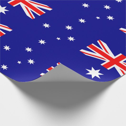 Flagge Australiens Geschenkpapier (Ecke)