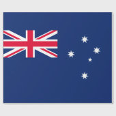 Flagge Australiens Geschenkpapier (Flach)