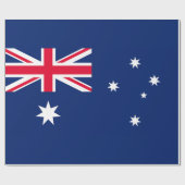 Flagge Australiens Geschenkpapier (Flach)
