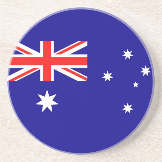 Flagge Australiens Getränkeuntersetzer (Vorne)