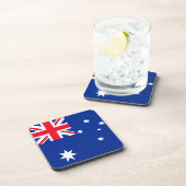 Flagge Australiens Getränkeuntersetzer (Rechte Seite)