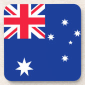 Flagge Australiens Getränkeuntersetzer (Vorderseite)