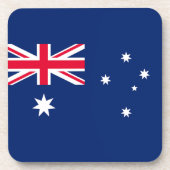 Flagge Australiens Getränkeuntersetzer (Vorderseite)
