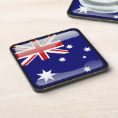 Flagge Australiens Getränkeuntersetzer (Linke Seite)