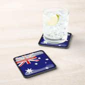 Flagge Australiens Getränkeuntersetzer (Rechte Seite)