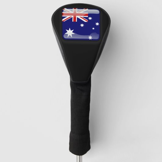 Flagge Australiens Golf Headcover (Vorderseite)