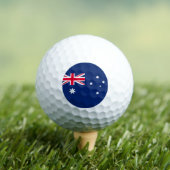 Flagge Australiens Golfball (Insitu T-Shirt)