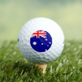 Flagge Australiens Golfball (Insitu T-Shirt)