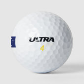Flagge Australiens Golfball (Logo)