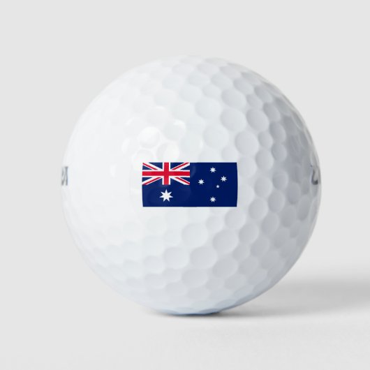 Flagge Australiens Golfball (Vorderseite)