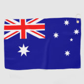 Flagge Australiens Golfhandtuch (Horizontal)