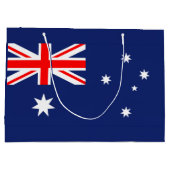 Flagge Australiens Große Geschenktüte (Rückseite)