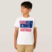 Flagge Australiens (Grunge Look) T-Shirt (Vorne ganz)