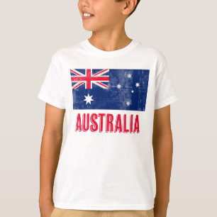 Flagge Australiens (Grunge Look) T-Shirt