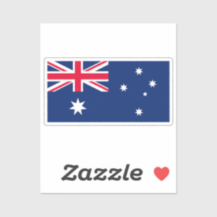 Flagge Australiens individuell zugeschnitten Aufkleber